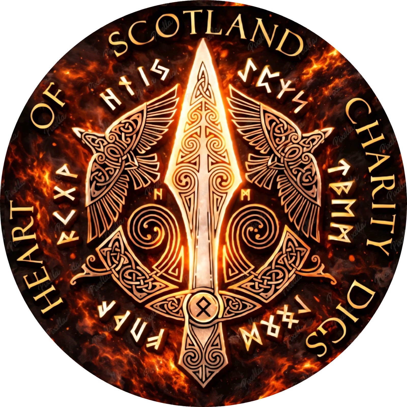 Heart of Scotland Charity Digs logo