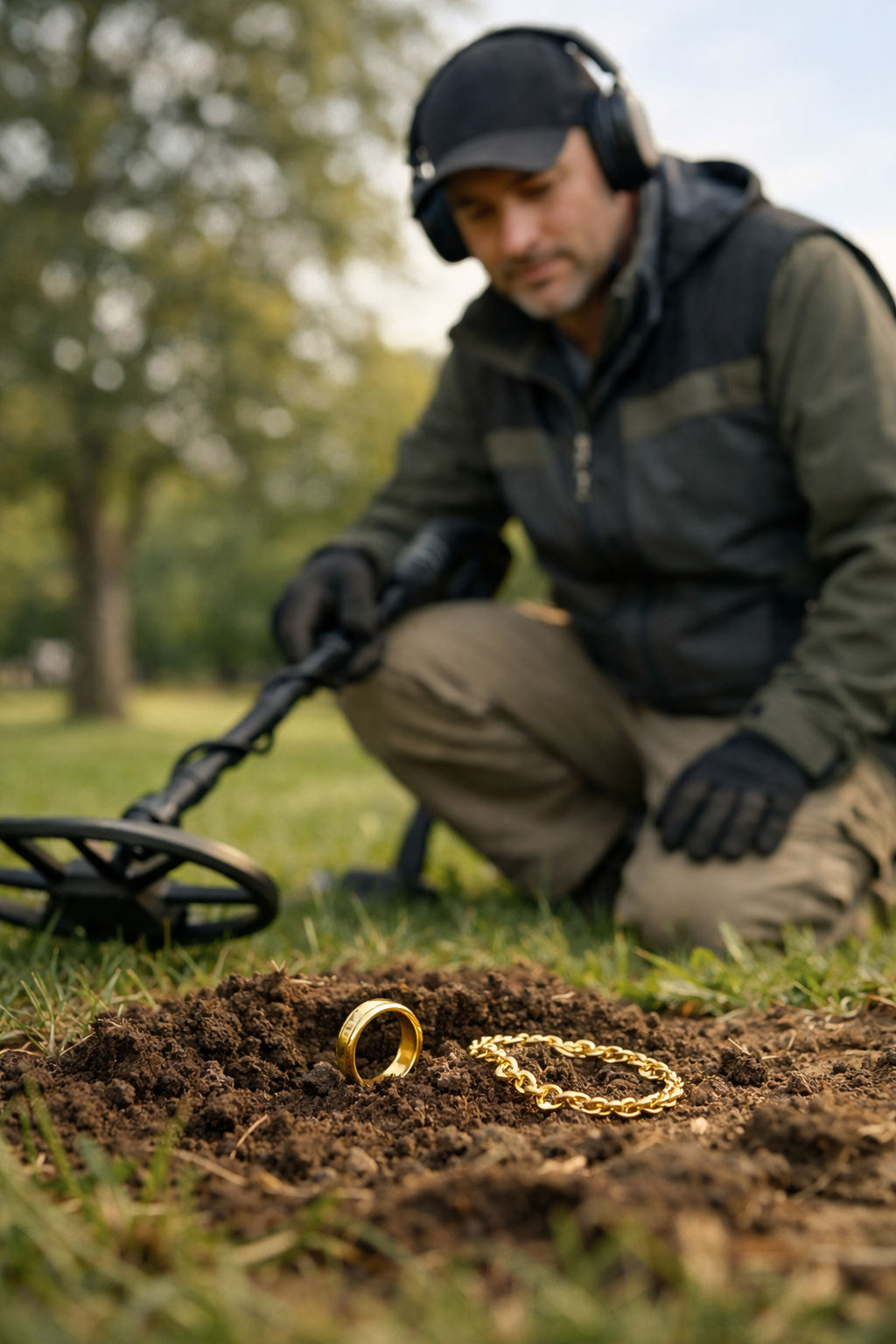 Metal detecting charity event